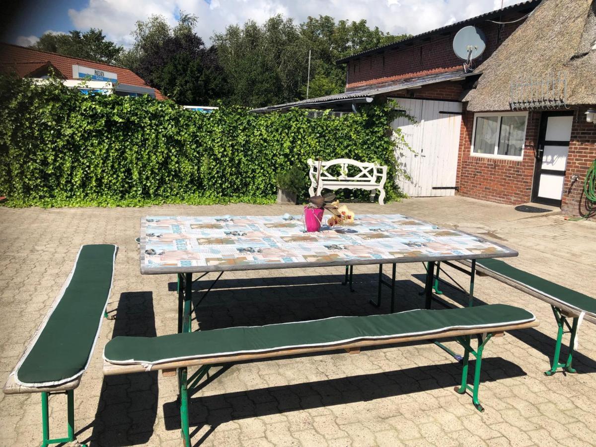 Grosszuegiges Reetdachhaus An Der Nordsee Langenhorn Luaran gambar